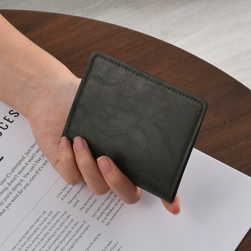 Compact Leather Card Holder Bowlift