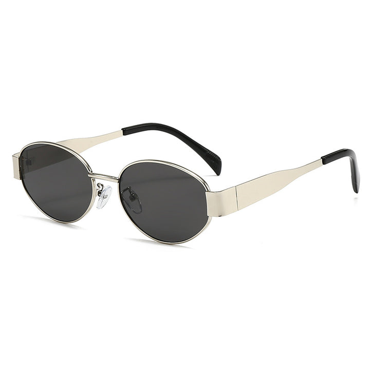 Retro-Inspired Oval Sunglasses