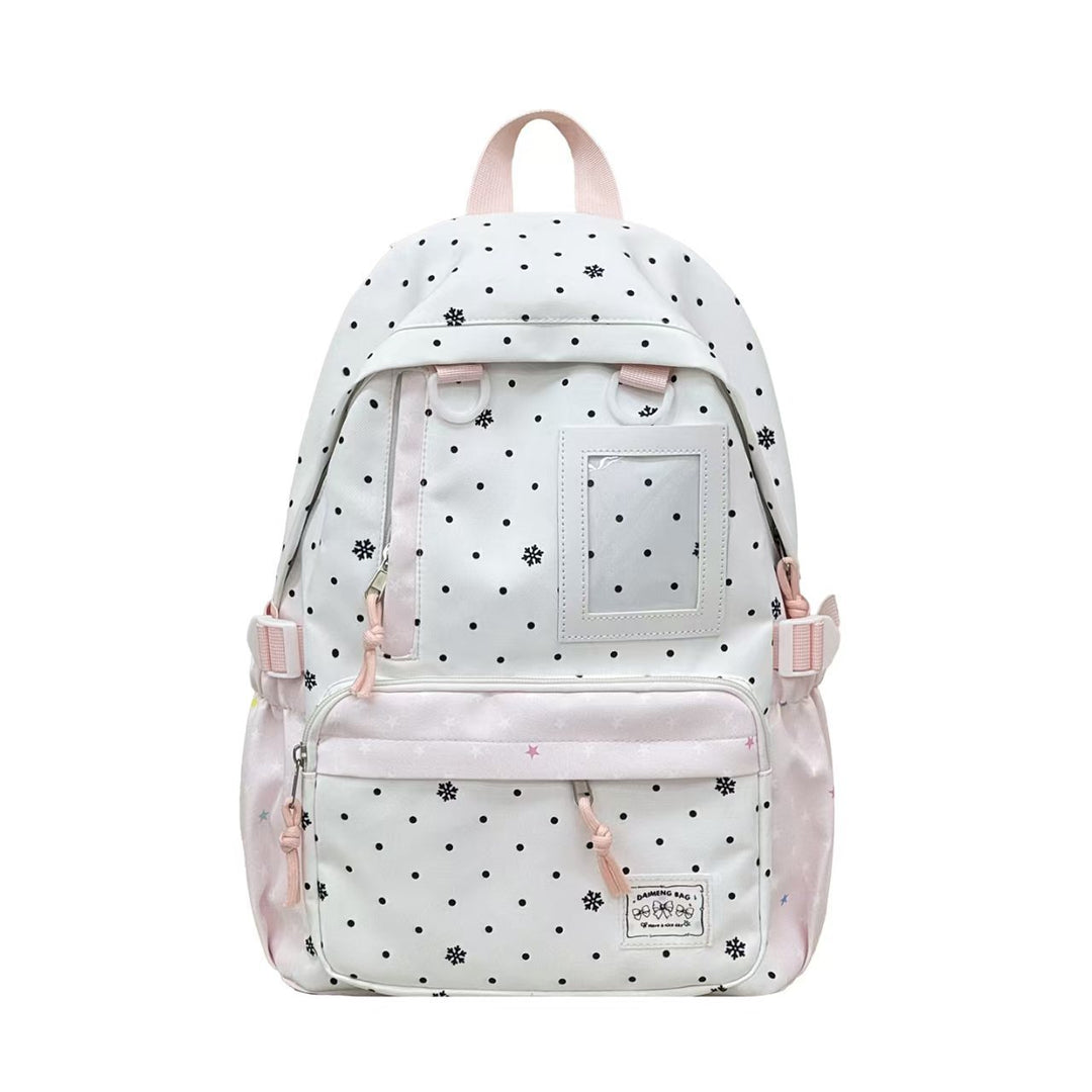 Patterned Multi-Pocket Backpack Bowlift