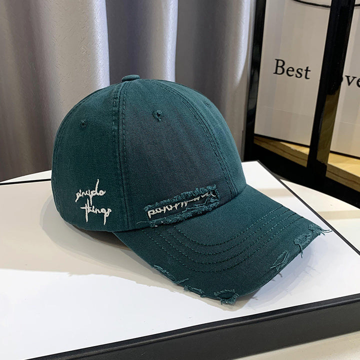 Unisex Distressed Graphic Baseball Hat Bowlift