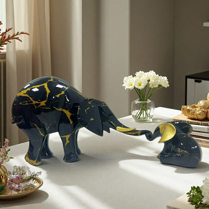 Decorative Elephant Figurine Bowlift