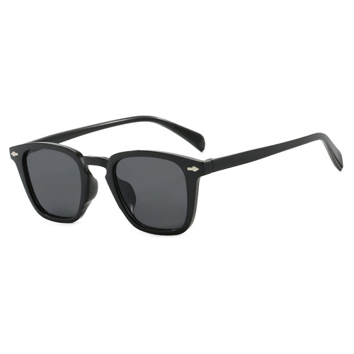 Women’s modern square sunglasses with mirrored UV protection Bowlift