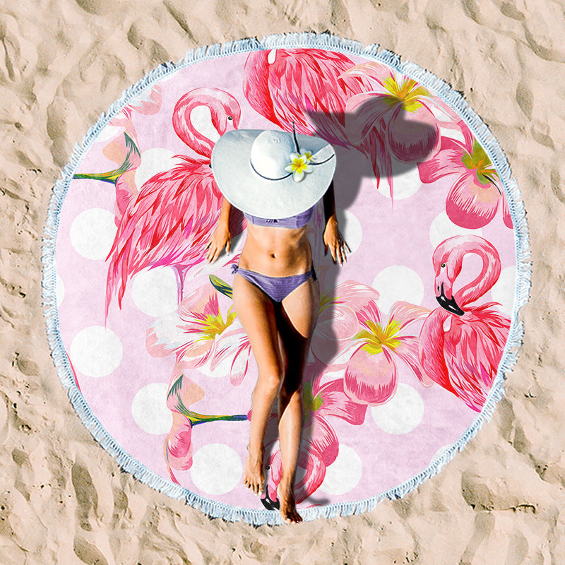 Rundstrand towel with unique sunset design Bowlift