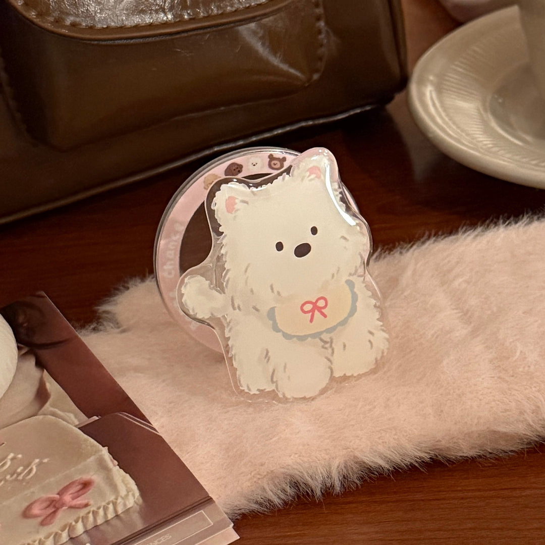 Cute Dog Smartphone Finger Holder Bowlift