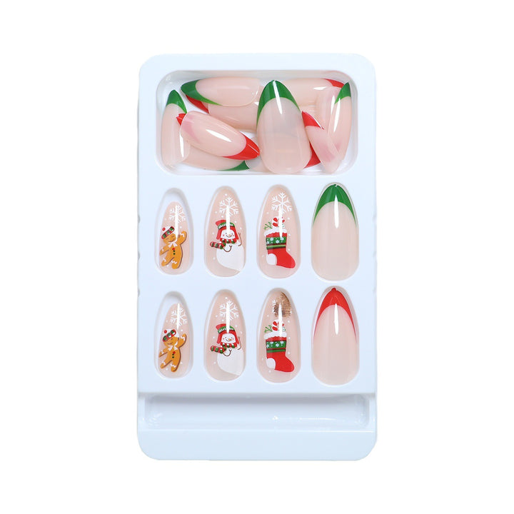 Artistic Glitter Press-On Nail Set Bowlift