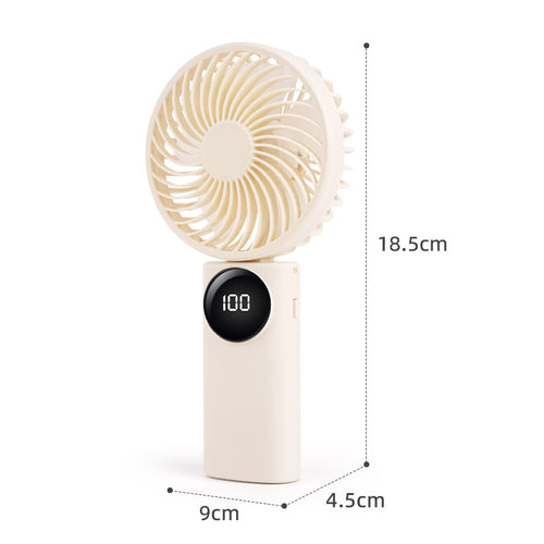 Women portable mini air fan with digital control Bowlift