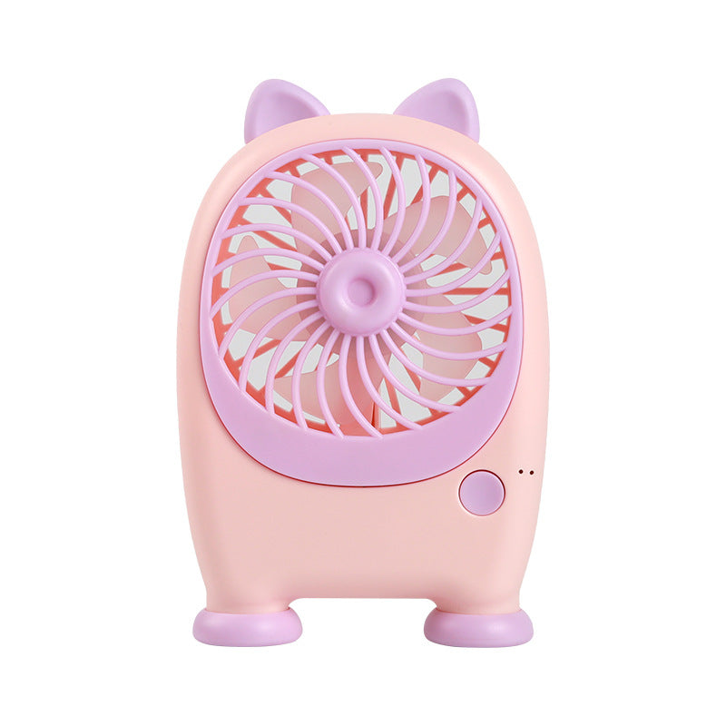Unisex Portable Mini Handheld Fan in Playful Animal Design Bowlift