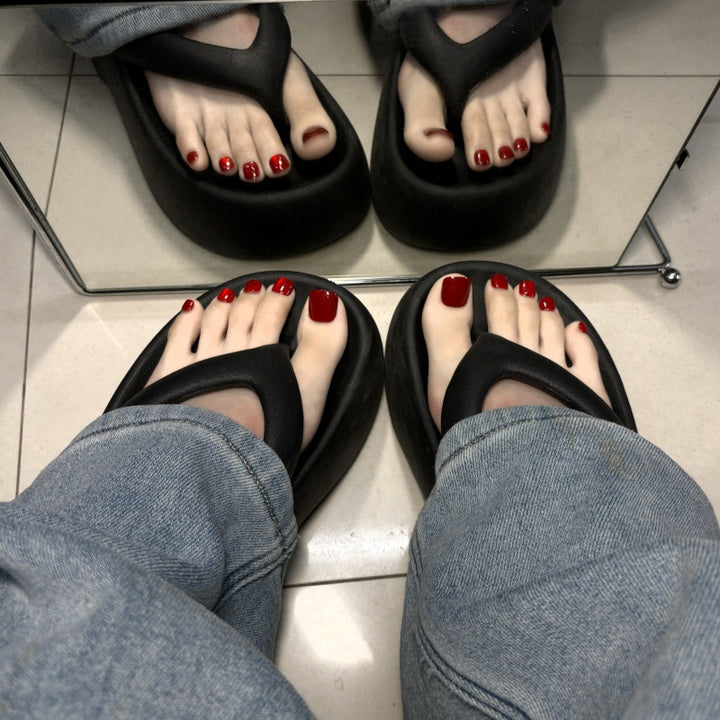 Premium Press-On Toenails Set Bowlift