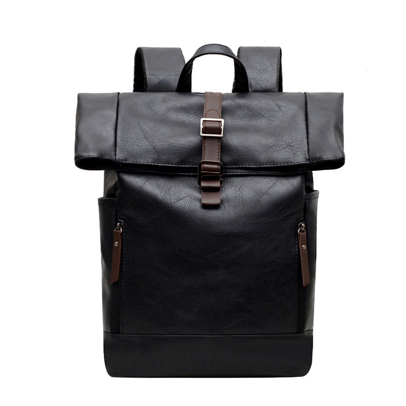 Vintage Style Leather Backpack Bowlift