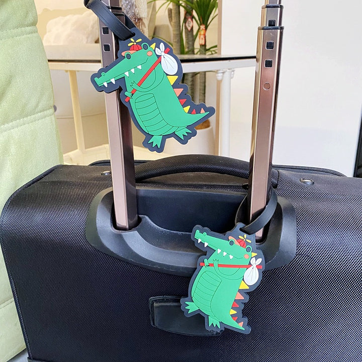 Fun Crocodile Luggage Tag Bowlift