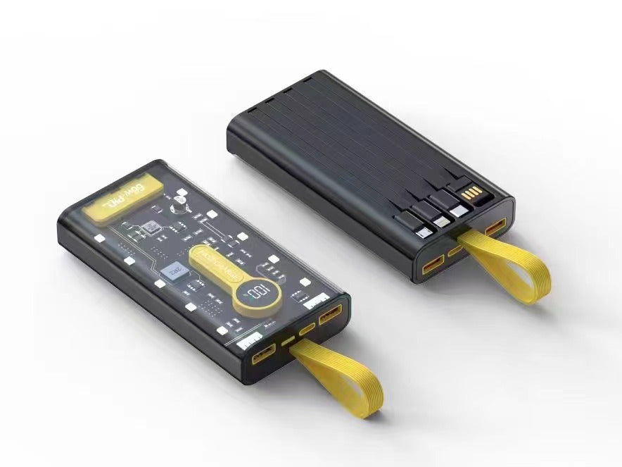 Power bank with LCD display and fast charger Bowlift