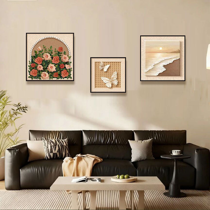 Vintage Floral Decorative Wall Art