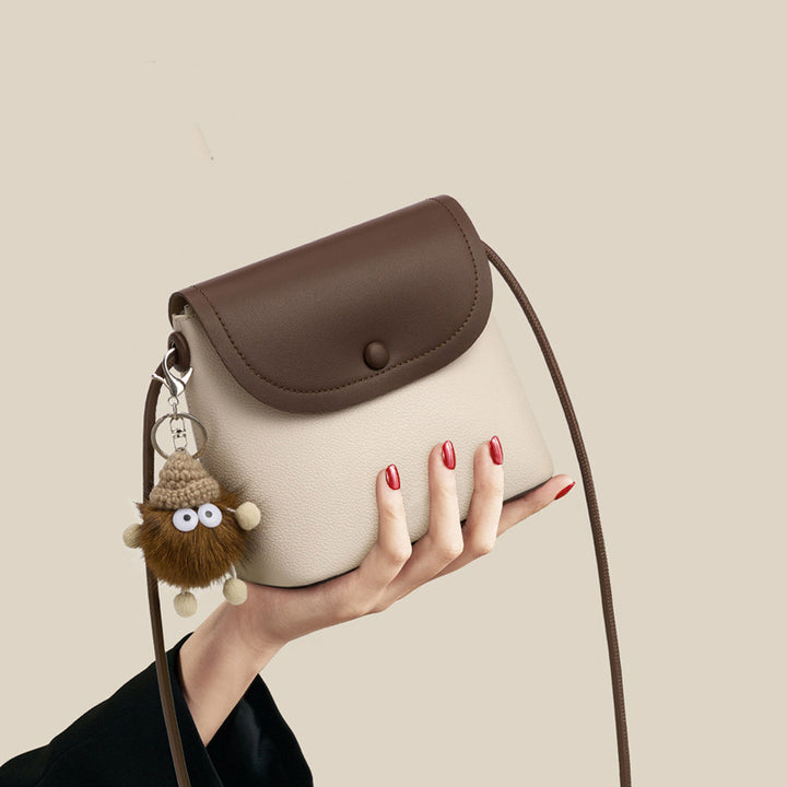Compact Textured Crossbody Bag Bowlift