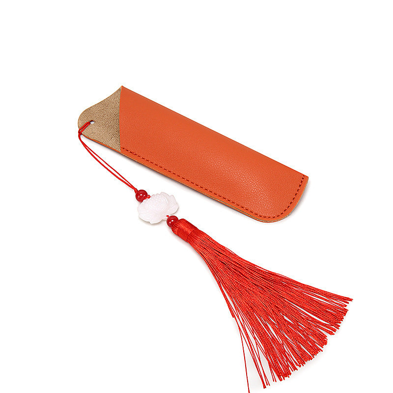Elegant Leather Pencil Case Bowlift