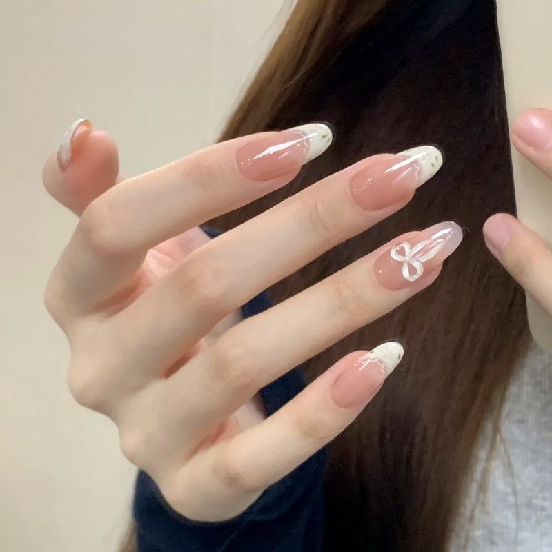 Artistic Press-On Nail Art Set Bowlift 1787316011