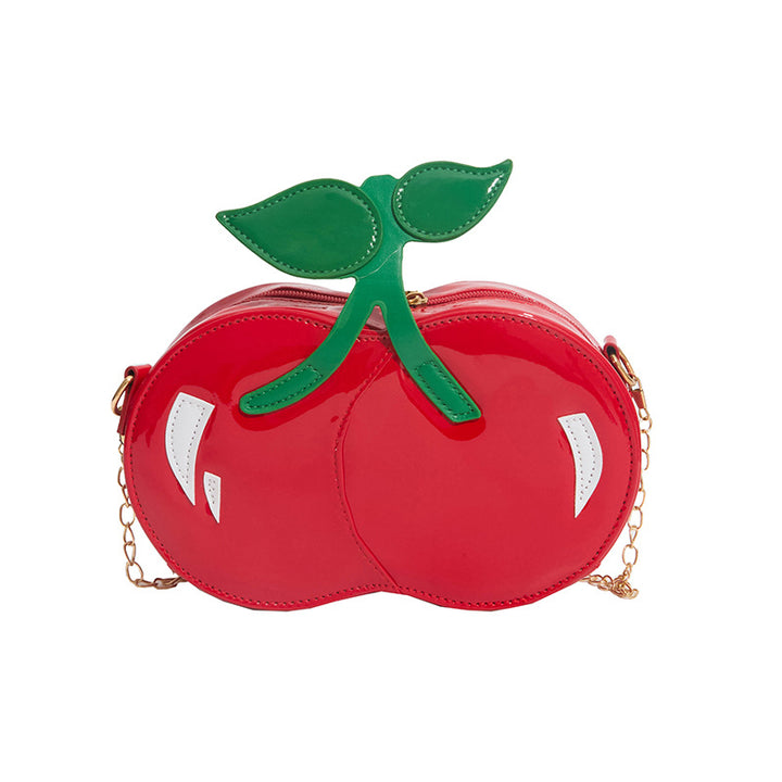 WoQuirky Statement Cherry Shaped Crossbody Bag Bowlift