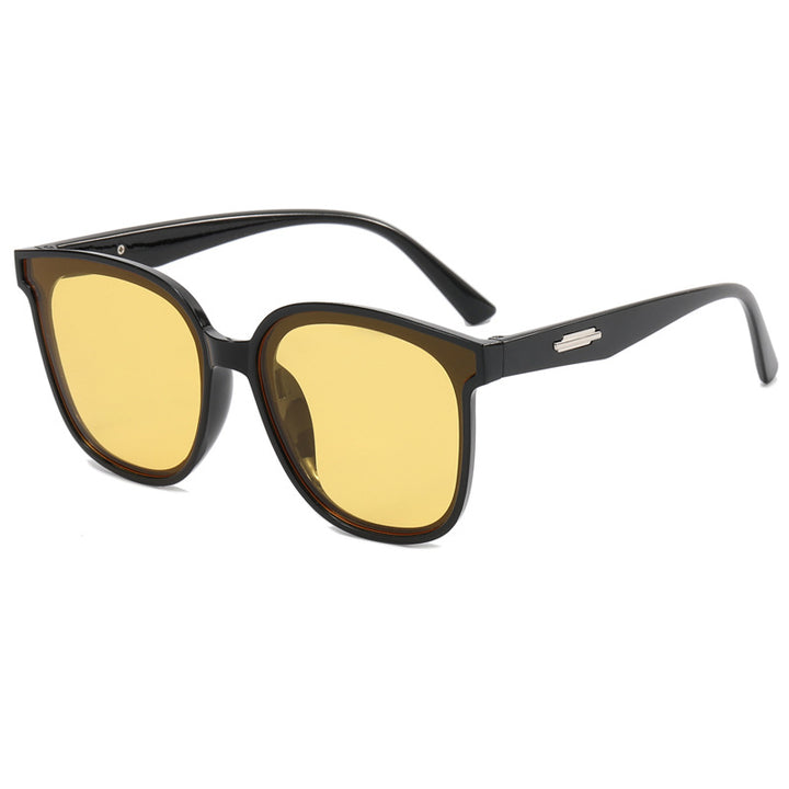 Ladies fashionable oversized sunglasses with combined frame Bowlift