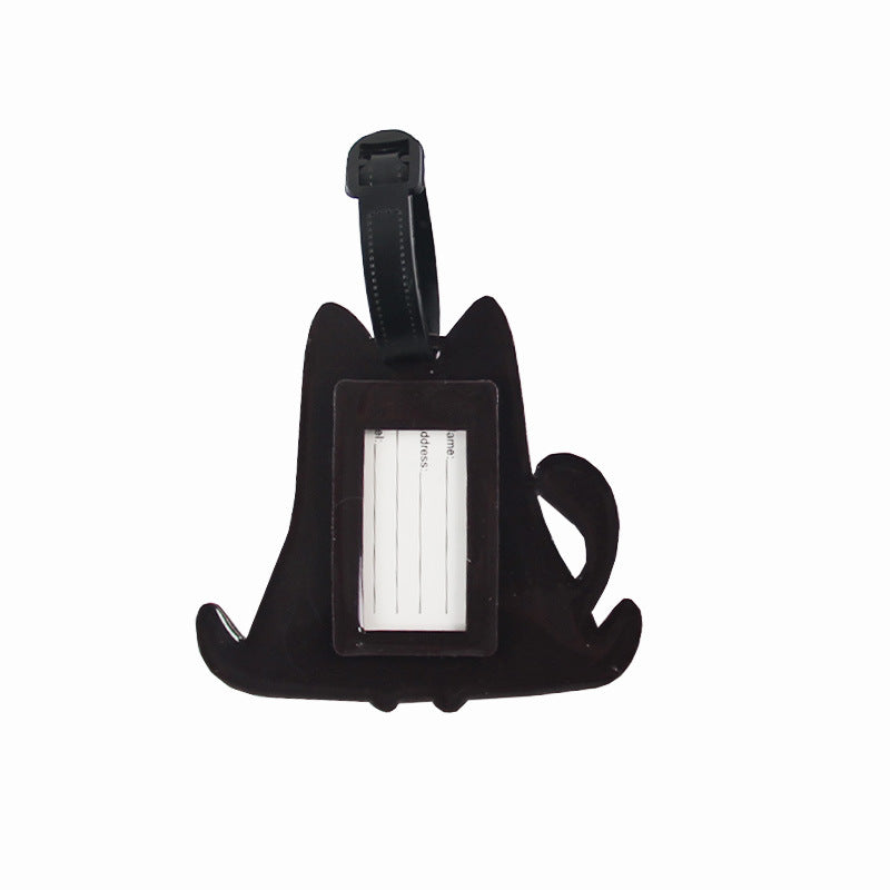 Cute Cat-Themed Luggage Tag Bowlift