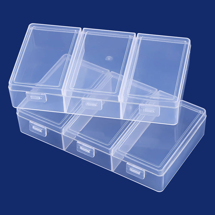 Multi-Compartment Clear Craft Storage Case Bowlift