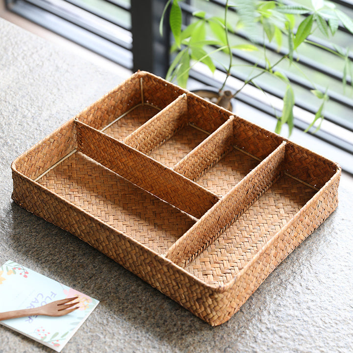 Unisex Practical Storage Basket with Three Compartments Bowlift