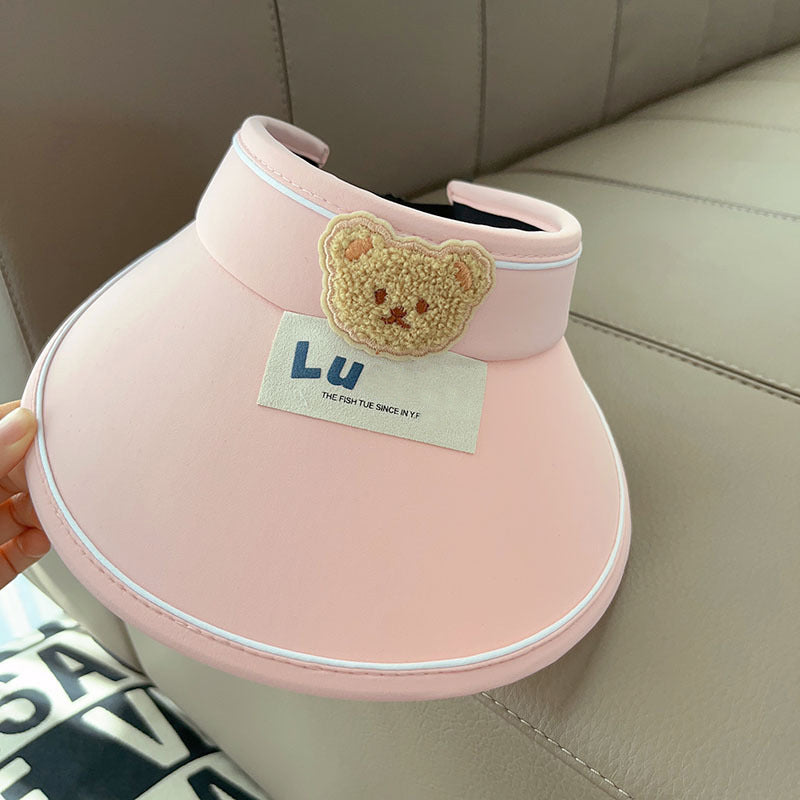 Foldable sun protection cap with adjustable inner sponge and wide brim Bowlift