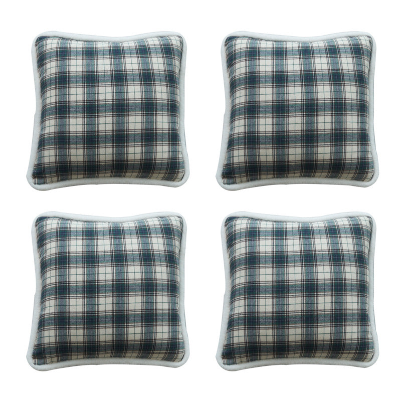 Cozy Plaid Decorative Cushion