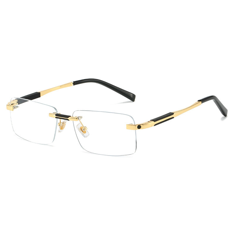 Women's sunglasses in modern rectangular design with luxurious metal elements Bowlift