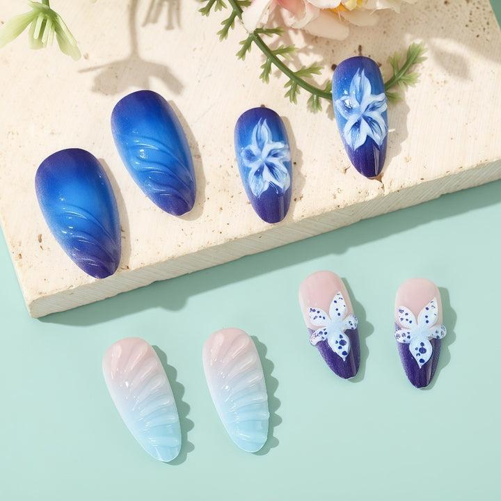 Artificial nails in modern floral design Bowlift