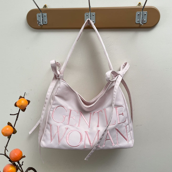Stylish Satin Bucket Bag Bowlift