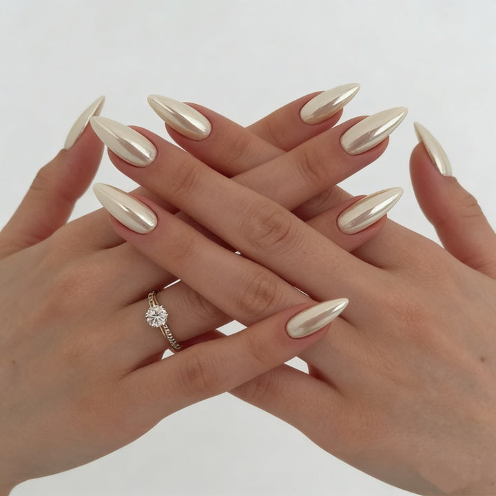 Premium Stiletto-Shaped Press-On Nails Bowlift