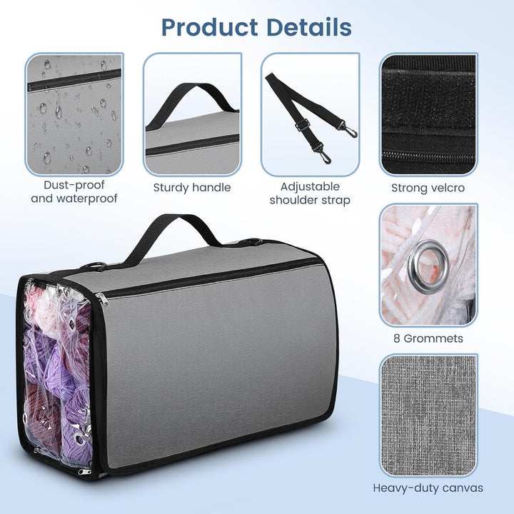 Creative Wool Organizer Bag Bowlift