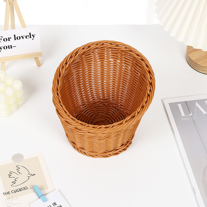 Decorative Woven Round Basket Bowlift
