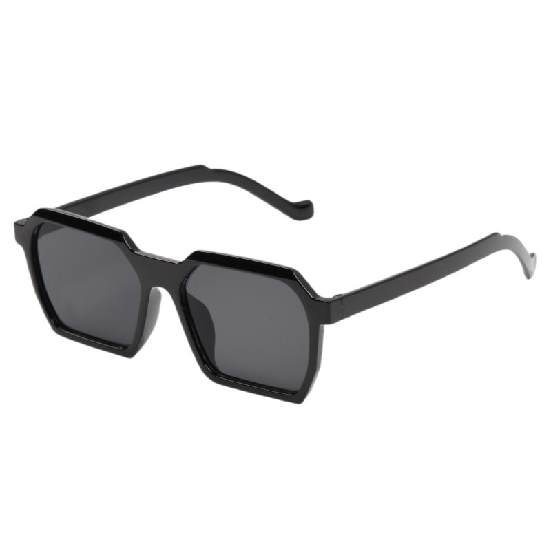 Women's Fashionable Hexagonal Sunglasses with Gentle Gradient Bowlift