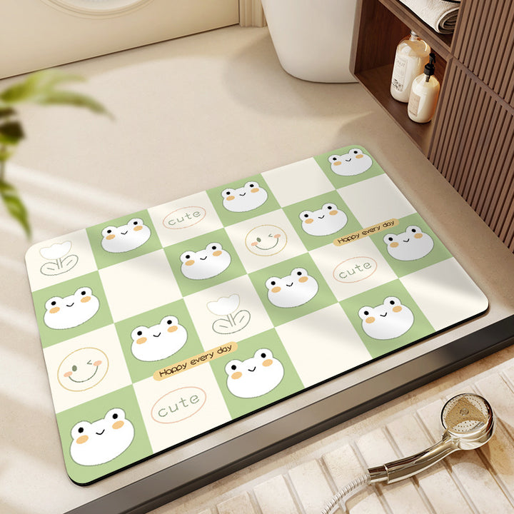 Modern Artistic Bath Mat Bowlift