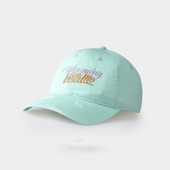 Distressed Inspirational Quote Baseball Cap