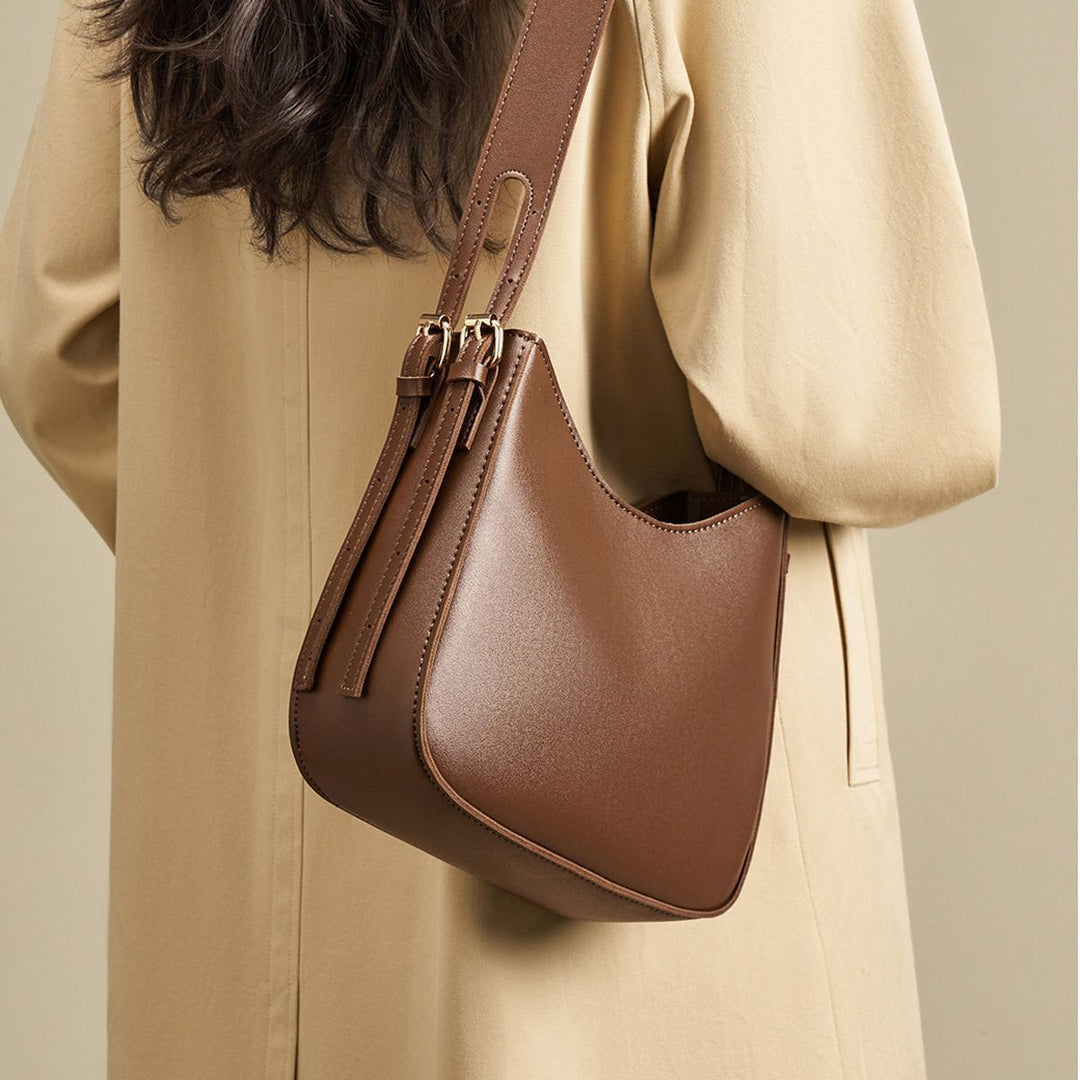 Sleek Modern Handheld Shoulder Bag Bowlift