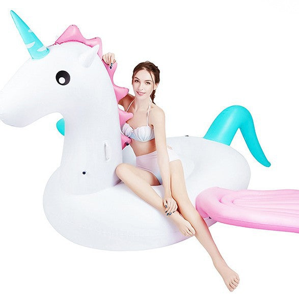 Women's inflatable unicorn swimming toy Bowlift