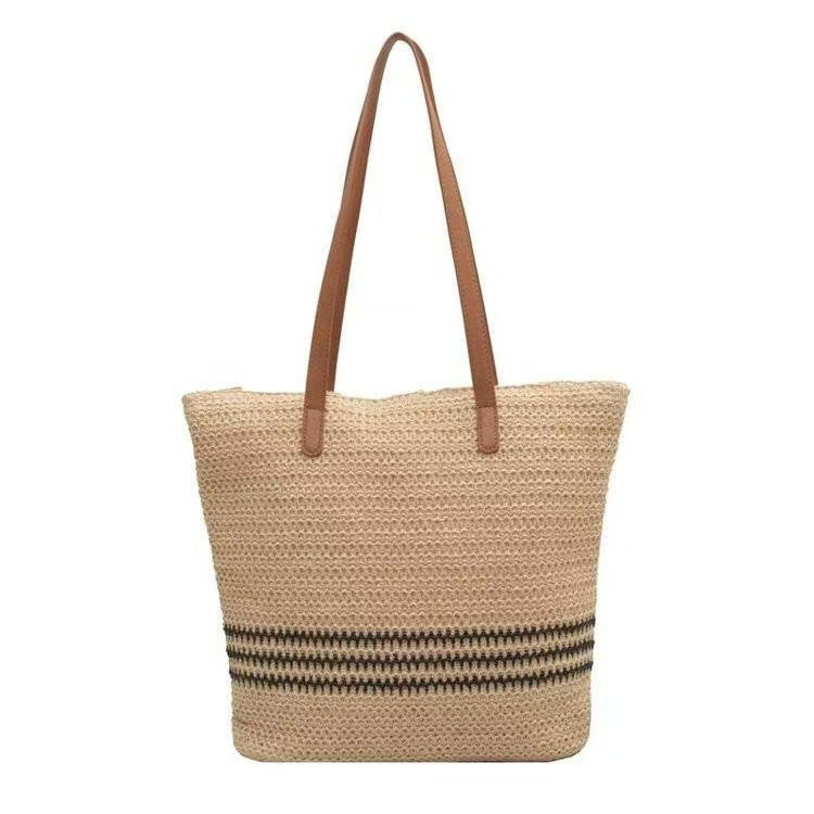 Oversized Beach Bag Made of Woven Material Bowlift