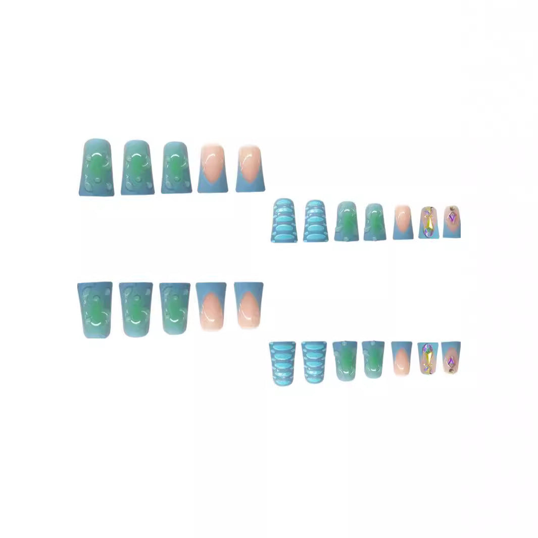 Creative Water-Themed Nail Extensions Bowlift