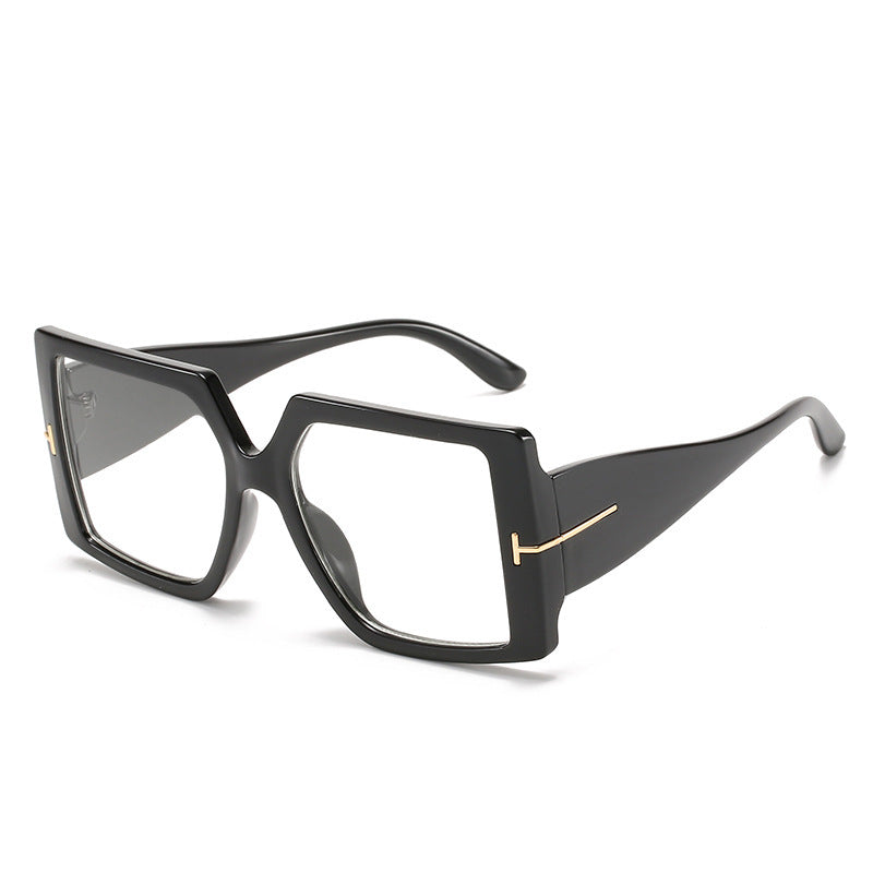 Oversized Geometric Shield Sunglasses Bowlift