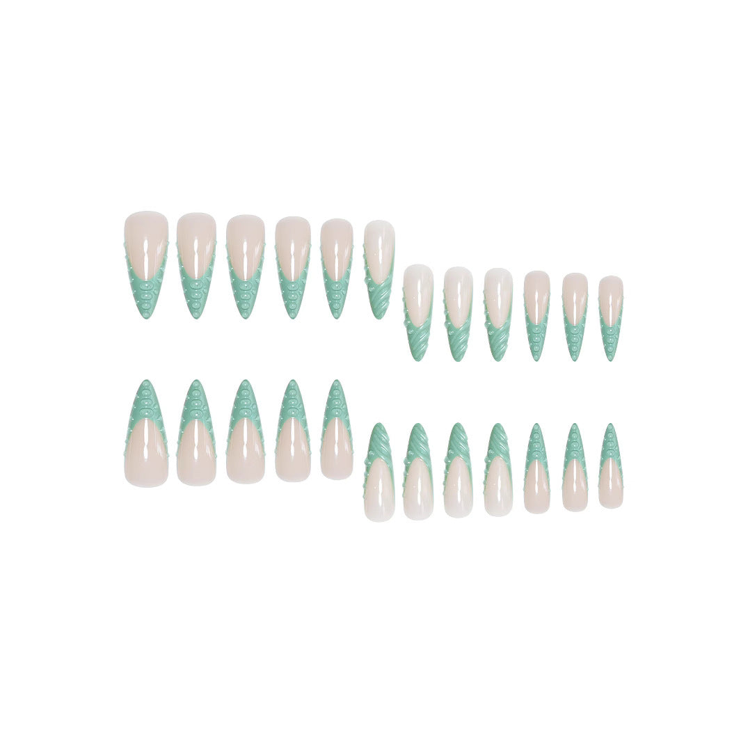 Intricate 3D Sculpted Nail Enhancements Bowlift