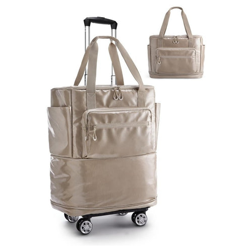 Rolling travel bag with multifunctional compartment system Bowlift
