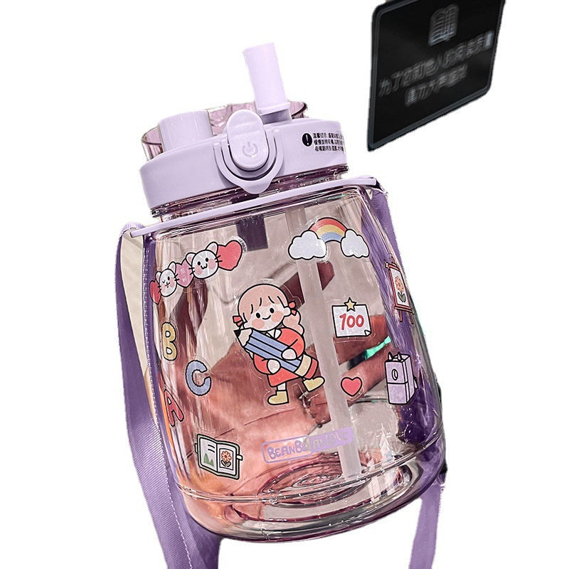 Ladies Playful Design Water Bottle Bowlift