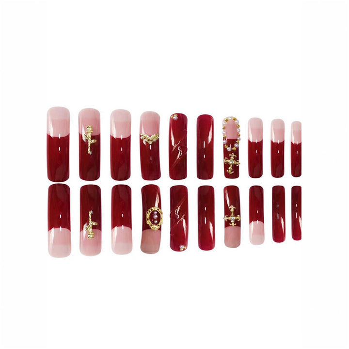 Artistic Decorative Press-On Nails Bowlift