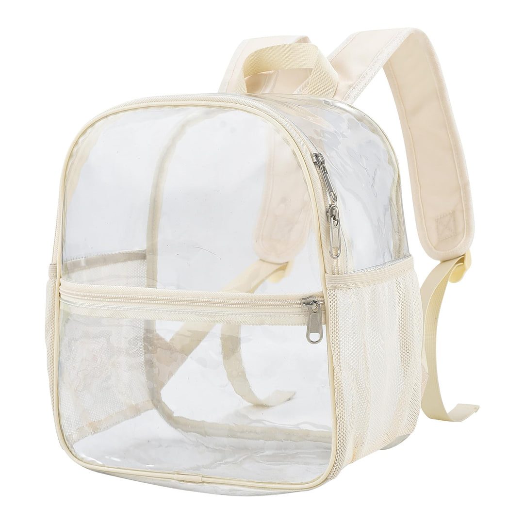 Unisex transparent backpack with functional design and multiple compartments Bowlift