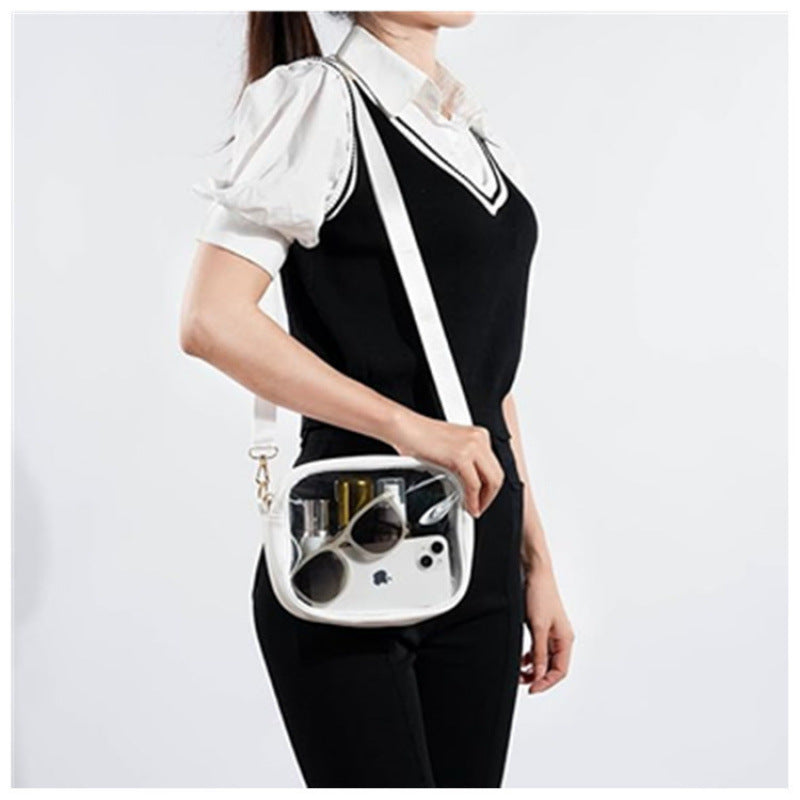 Transparent Cosmetic Shoulder Bag Bowlift