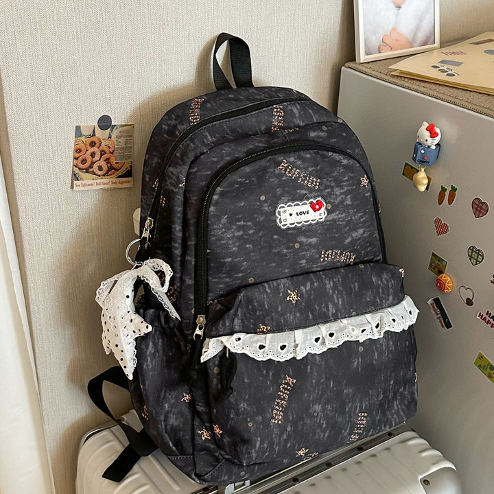 Stylish Casual Printed Backpack Bowlift