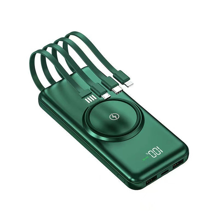 Power bank with integrated multi-charging cable for Bowlift