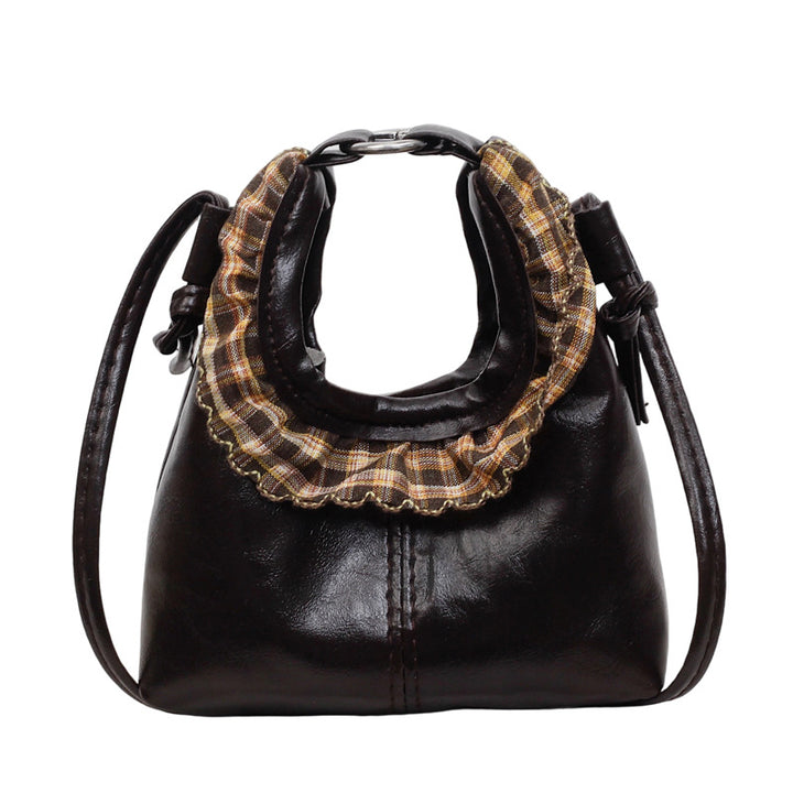 WoStylish Handcrafted Leather Bucket Bag Bowlift