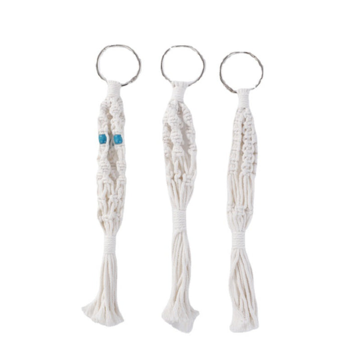 Key jewelry with macrame design Bowlift